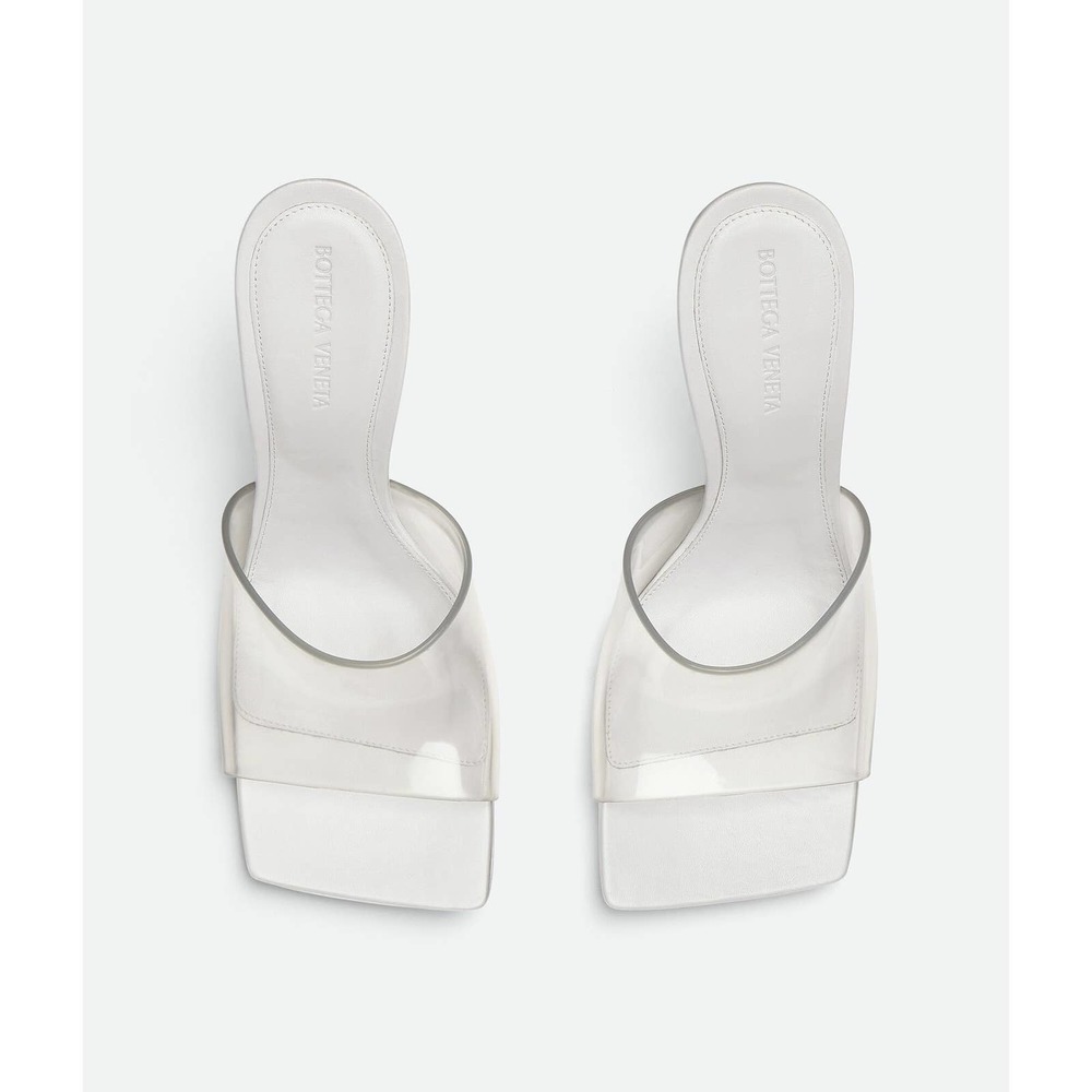 Bottega Stretch Mule $950 Clear rubber mules. Size 41